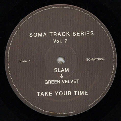 Slam & Green Velvet - Soma Track Series Volume 7
