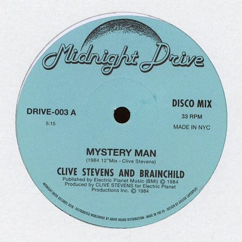 Clive Stevens And Brainchild - Mystery Man Velvet Season & The Hearts Of Gold Remix