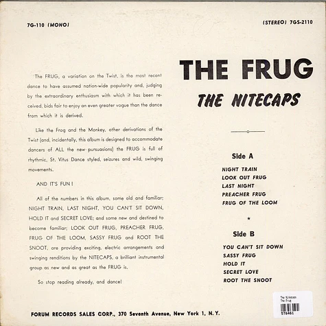 The Nitecaps - The Frug