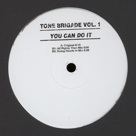 Tone Brigade - Volume 1: You Can Do It