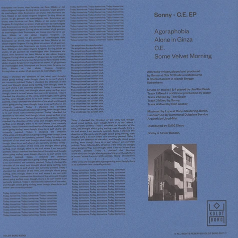 Sonny - C.E. EP