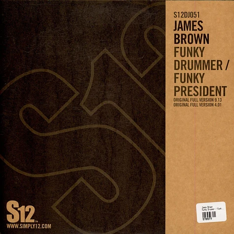 James Brown - Funky Drummer / Funky President