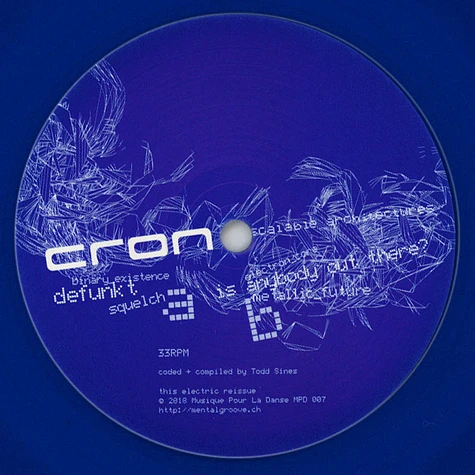 Cron (Todd Sines) - Scalable Architectures Blue Vinyl Edition