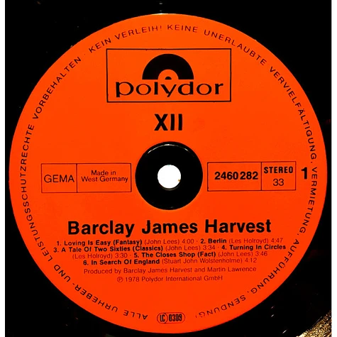 Barclay James Harvest - XII