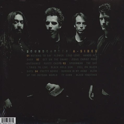 Soundgarden - A-Sides Transparent Green & Black & White Swirl Marbled Vinyl Edition