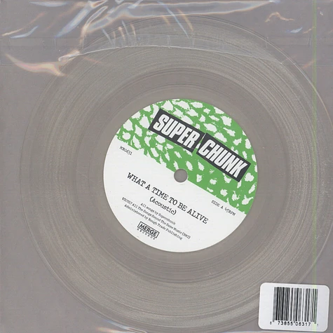 Superchunk - What a Time to Be Alive (Acoustic) / Erasure (Acoustic) Clear Vinyl Edition