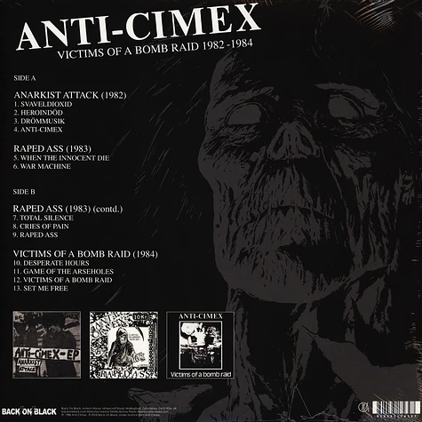 Anti Cimex - Victims Of A Bomb Raid: 1982-1984 Clear Vinyl Edition