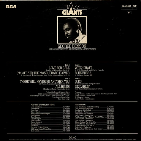 George Benson - Jazz Giants