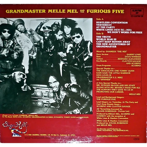 Grandmaster Melle Mel & The Furious Five - Grandmaster Melle Mel And The Furious Five