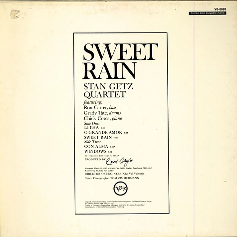 Stan Getz - Sweet Rain