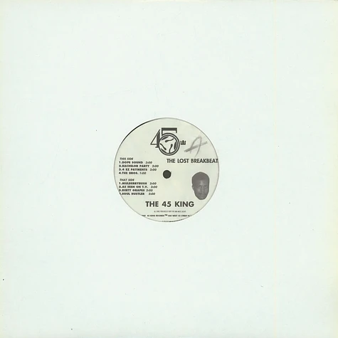 The 45 King - The Lost Breakbeats - The White Album