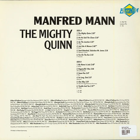 Manfred Mann - The Mighty Quinn