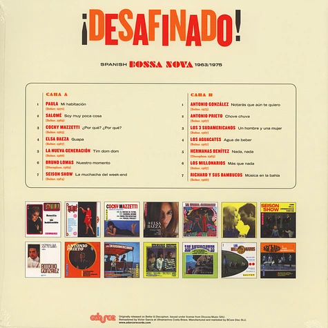 V.A. - Desafinado - Spanish Bossa Nova (1963-1975)