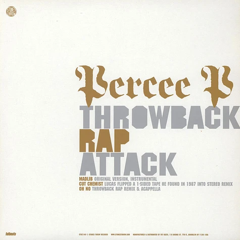 Percee P - Throwback Rap Attack