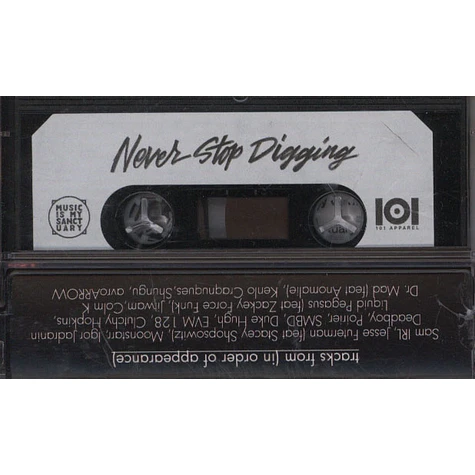 Never Stop Diggin - Cassette Compilation