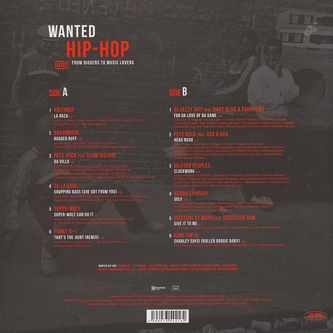V.A. - Wanted Hip-Hop - From Diggers To Music Lovers