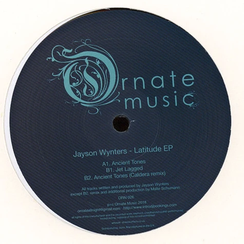 Jayson Wynters - Latitude Ep