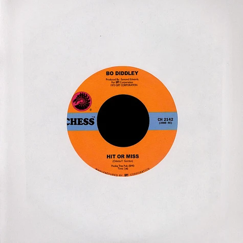 Bo Diddley - Hit Or Miss / Hey, Jerome