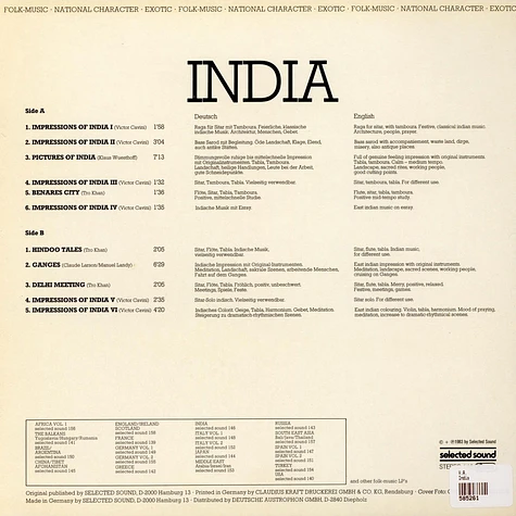 V.A. - India