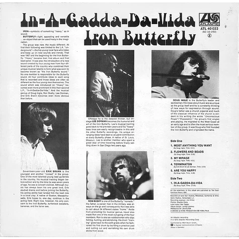 Iron Butterfly - In-A-Gadda-Da-Vida