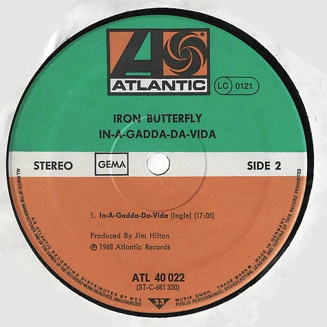Iron Butterfly - In-A-Gadda-Da-Vida
