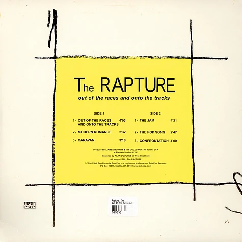 The Rapture - Out Of The Races And Onto The Tracks