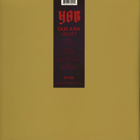 Yob - Our Raw Heart Metallic Gold Vinyl Edition