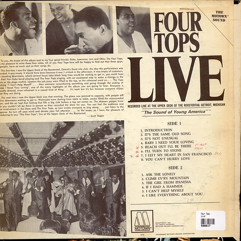 Four Tops - Live!