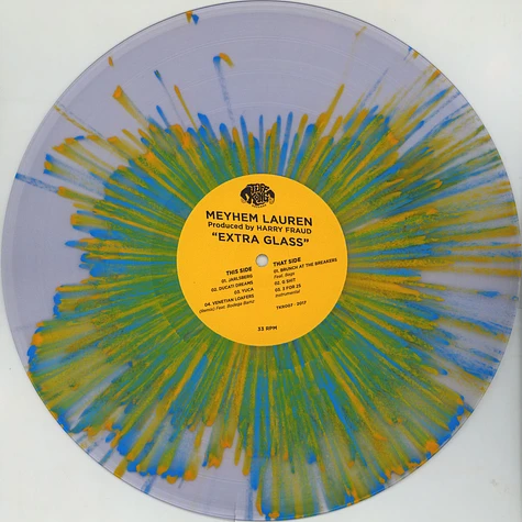 Meyhem Lauren & Harry Fraud - Extra Glass Splatter Vinyl Edition