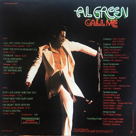 Al Green - Call Me