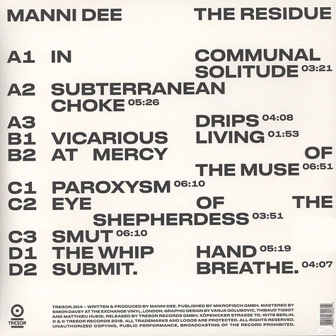 Manni Dee - The Residue