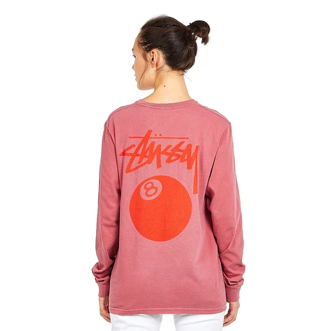 Stüssy - 8 Ball Pigment Dyed LS Tee