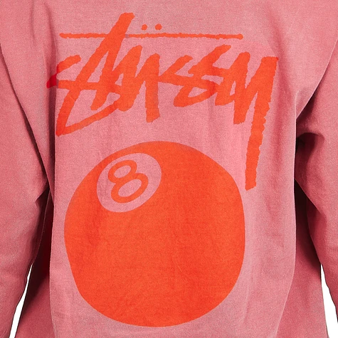 Stüssy - 8 Ball Pigment Dyed LS Tee