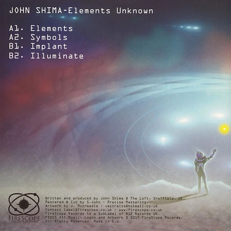 John Shima - Elements Unknown Clear Vinyl Edition