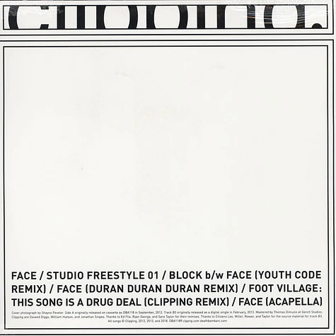 Clipping. - Face