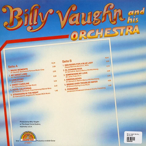 Billy Vaughn And His Orchestra - World Hits