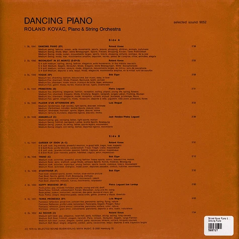 Roland Kovac , Piano & Symphony Strings - Dancing Piano