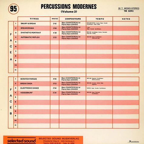 Marc Chantereau & Pierre-Alain Dahan - Percussions Modernes (Volume 3)