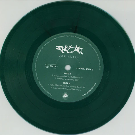 Rask - Morgentau EP Green Vinyl Edition