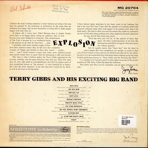 Terry Gibbs And His Exciting Big Band - Explosion!