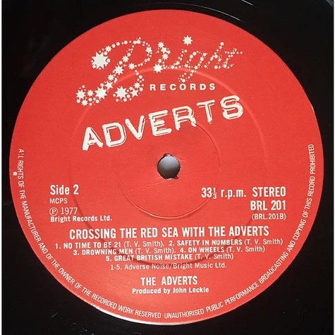 The Adverts - Crossing The Red Sea With The Adverts