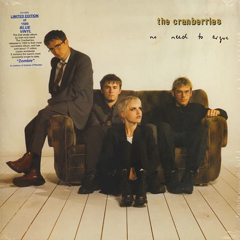 The Cranberries - No Need To Argue Blue Vinyl Version