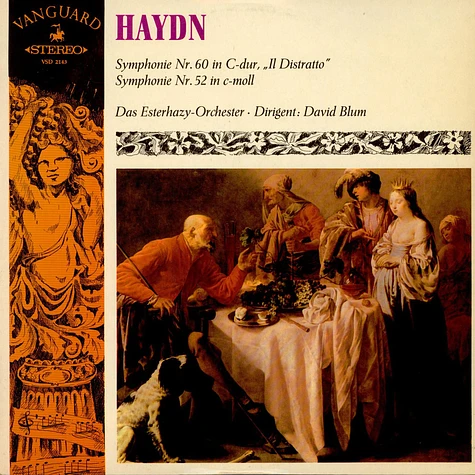Joseph Haydn, The Esterhazy Orchestra, David Blum - Symphonie Nr. 60 In C-dur "Ïl Distratto" / Symphonie Nr. 52 In C-moll