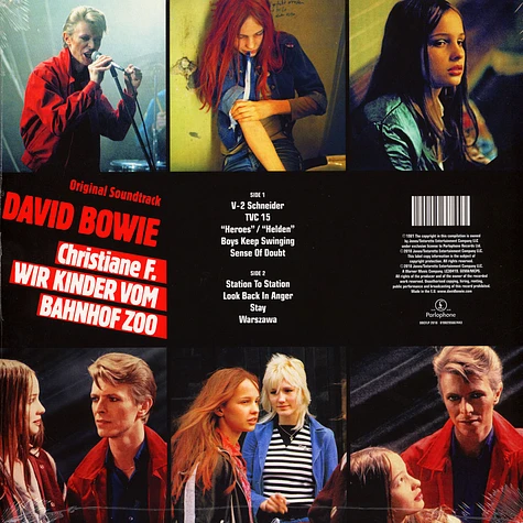 David Bowie - OST Wir Kinder Vom Bahnhof Zoo Red Vinyl Edition