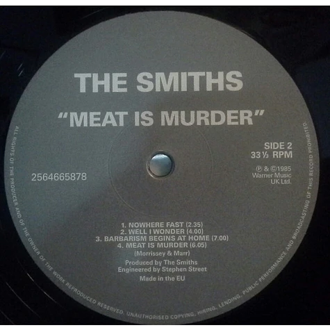 The Smiths - Meat Is Murder