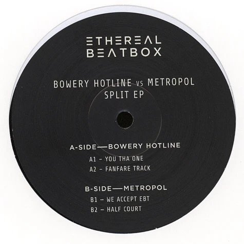 Bowery Hotline & Metropol - Split EP