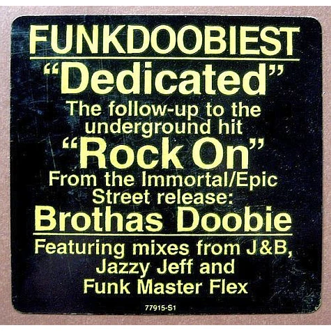 Funkdoobiest - Dedicated