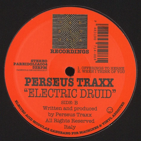 Perseus Traxx - Electric Druid EP