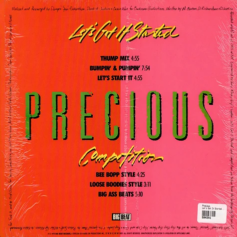 Precious - Let's Get It Started / Competition