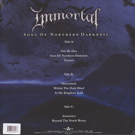 Immortal - Sons Of Northern Darkness Clear Vinyl Edition